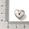 Heart Rack Plating Brass Micro Pave Clear Cubic Zirconia Beads KK-U019-02P-3