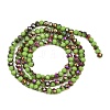Electroplate Glass Beads Stradns EGLA-H114-02B-08-4