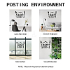 PVC Quotes Wall Sticker DIY-WH0200-071-4