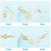 DIY Hollow Dangle Earring Making Kits DIY-SC0013-13-6