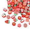 100Pcs 10 Styles Handmade Polymer Clay Beads CLAY-FP0001-19-3