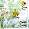 8 Sheets 8 Styles PVC Waterproof Wall Stickers DIY-WH0345-036-5
