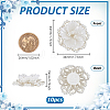 10Pcs Non-woven Fabric & Acrylic & Glass Ornament Accessories DIY-GO0002-72-2