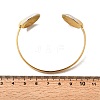 304 Stainless Steel Cuff Bangles for Women BJEW-F509-01G-5