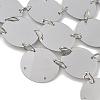 (Defective Closeout Sale: Scratched) Plastic Sequin Body Chain for Women AJEW-XCP0003-29-4