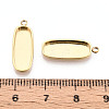 304 Stainless Steel Pendant Cabochon Component STAS-N115-42G-3