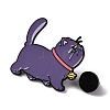 Cute Fat Cat Alloy Enamel Pins JEWB-C036-02EB-02-3