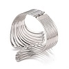 Alloy Hollow Wing Wrap Cuff Bangle LS-BJEW-K223-07P-3