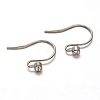 304 Stainless Steel Earring Hooks STAS-L163-03-1