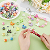 DIY Beadable Pen Butterfly Beads Findings Kits DIY-PH0023-87-3