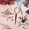 Fashewelry DIY Hair Finding Making Kits DIY-FW0001-30-6