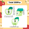 200Pcs Handmade Polymer Clay Beads CLAY-SC0001-64B-2