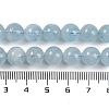 Natural Aquamarine Bead Strands G-J376-23-8mm-3