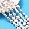 Natural Baroque Keshi Pearl Beads Strands PEAR-B004-16E-01A-1
