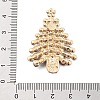 Christmas Alloy Rhinestone Cabochons FIND-U016-03G-04-3