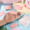 100Pcs Folding Flower Printed Paper Display Header Cards CDIS-TA0001-46C-7