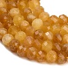 Faceted Dyed Natural White Jade Beads Strands GG-CBAE966-01B-F-3