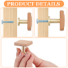 6Pcs Imitation Leather Jewelry Box Drawer Handles FIND-CL0001-69B-6