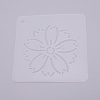 Matte PP Plastic Drawing Scale Template DIY-WH0210-49-1