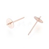 304 Stainless Steel Stud Earring Findings STAS-D448-089RG-6mm-1