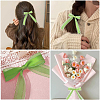 1Roll Solid Color Organza Ribbons ORIB-CY0001-03E-4