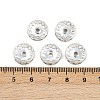 Brass Rhinestone Spacer Beads RB-A014-Z12mm-01S-2