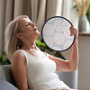 Sublimation Blank Polyester Folding Fan LS-AJEW-WH0010-57A-6