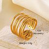 304 Stainless Steel Cuff Rings FS-WG5A8AF-07-1