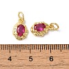 Rack Plating Brass Cubic Zirconia Charms KK-Z056-08G-01-3