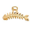 Fishbone Zinc Alloy Claw Hair Clips PW-WG608A4-01-2