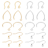 20Pcs 10 Styles 304 Stainless Steel Earring Hooks STAS-LP0001-55-1