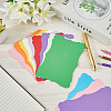 50Pcs 10 Colors DIY Paper Blank Greeting Cards AJEW-CP0010-26A-4