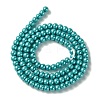 Eco-Friendly Dyed Glass Pearl Round Beads Strands HY-A002-4mm-RB073-3