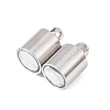 Brass Magnetic Clasps with Loops MC027-NF-2