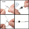 Star PVC Plastic Cord Lock for Mouth Cover LS-KY-D013-02D-6