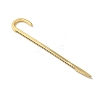 Brass Micro Pave Clear Cubic Zirconia Ear Wrap Crawler Hook Earrings for Women EJEW-C097-01G-03-2