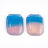 Two Tone Resin Cabochons X-CRES-T014-01E-2