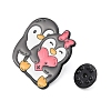 Cute Animal Hug with Heart Enamel Pins PALLOY-D361-01EB-01-3