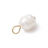Natural Cultured Freshwater Pearl Rice Charms PALLOY-JF03921-02-5