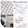 2 Colors 304 Stainless Steel Pendants STAS-UN0033-08-6