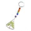 Natural Peridot Keychains PW-WGC8FC6-06-1