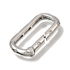 Brass Micro Pave Clear Cubic Zirconia Clasps KK-CBAEEA8-04P-2
