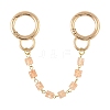 Glass Link Bag Extender Chains HJEW-YW00101-01-1