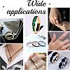 21Pcs 7 Size 201 Stainless Steel Grooved Finger Ring for Women RJEW-DC0001-08-8