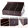 24-Grid Wooden Cell Phone Storage Box CON-WH0094-05C-4