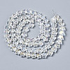Electroplate Glass Beads Strands EGLA-N008-008-A01-2