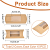   30Pcs 2 Colors Kraft Paper Pillow Candy Box CON-PH0002-49-5