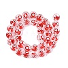 Glass Enamel Beads Strands GLAA-Q112-01A-05-2