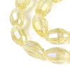 Electroplate Transparent Glass Beads Strands LS-GL-N002-01A-A02-3