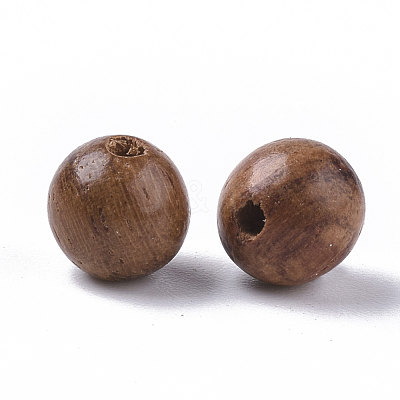 Natural Wood Beads WOOD-S666-6mm-01-1